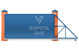 Откатные ворота 3600×2200 с приводом Came ЗМК-7024