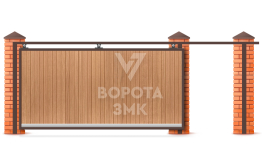Откатные ворота 5,5 м 5500×2800 ЗМК-7995