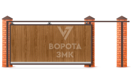 Ворота подвесные для гаража 2000×3000 ЗМК-7419