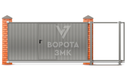 Ворота откатные Херман с электроприводом 2000×3000 ЗМК-6938