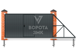 Ворота раздвижные Faac 2250×2550 ЗМК-7105
