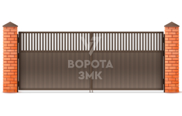Распашные гаражные ворота Дорхан 1500×2500 ЗМК-4709