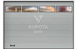 Подъемные ворота под навес 2500×2500 ЗМК-3450